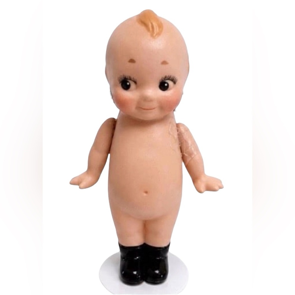 Vintage Bonniebrook Original Bisque Kewpie Figurine Box Stand Repairable